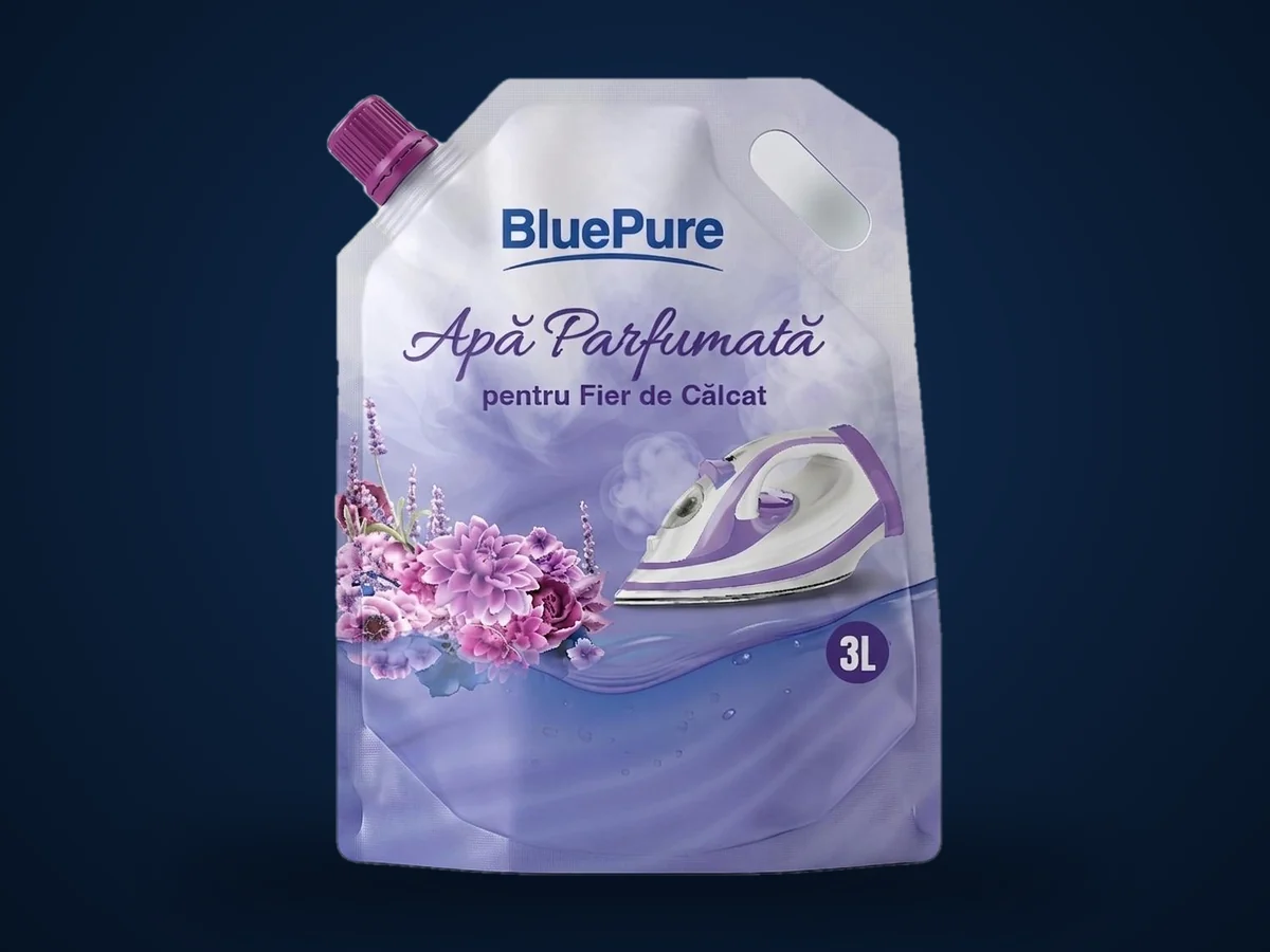 Pungă Blue Pure Apă parfumată pentru fier de călcat, 3 litri